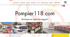 Desktop Screenshot of pompier118.com